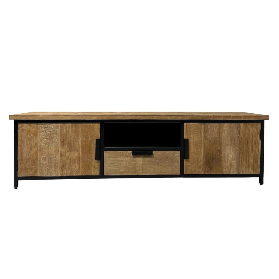 Livingfurn - TV Meubel Tomar 180cm - Teakhout