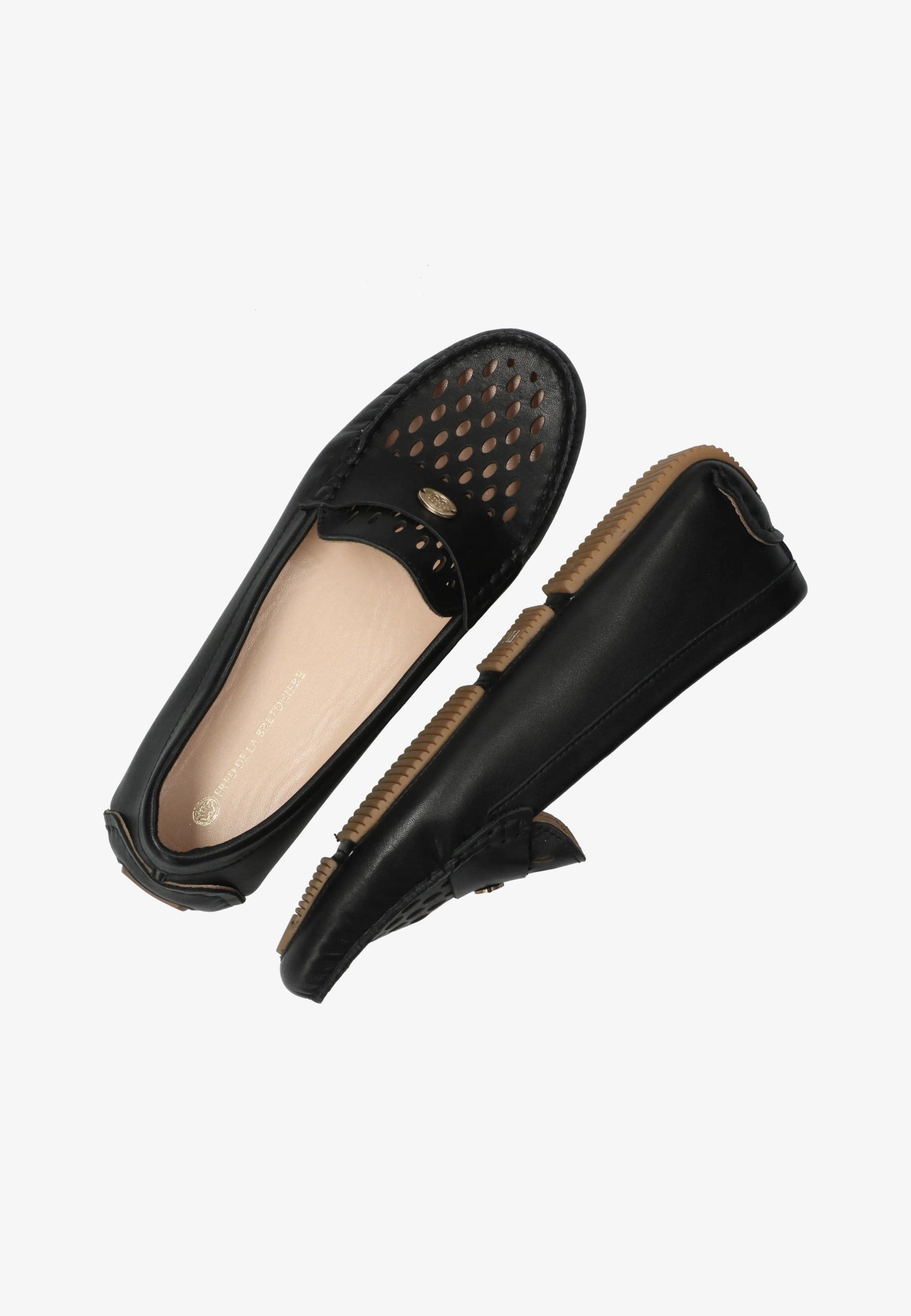 BILLY PERF MOCASSIN Nappa Black