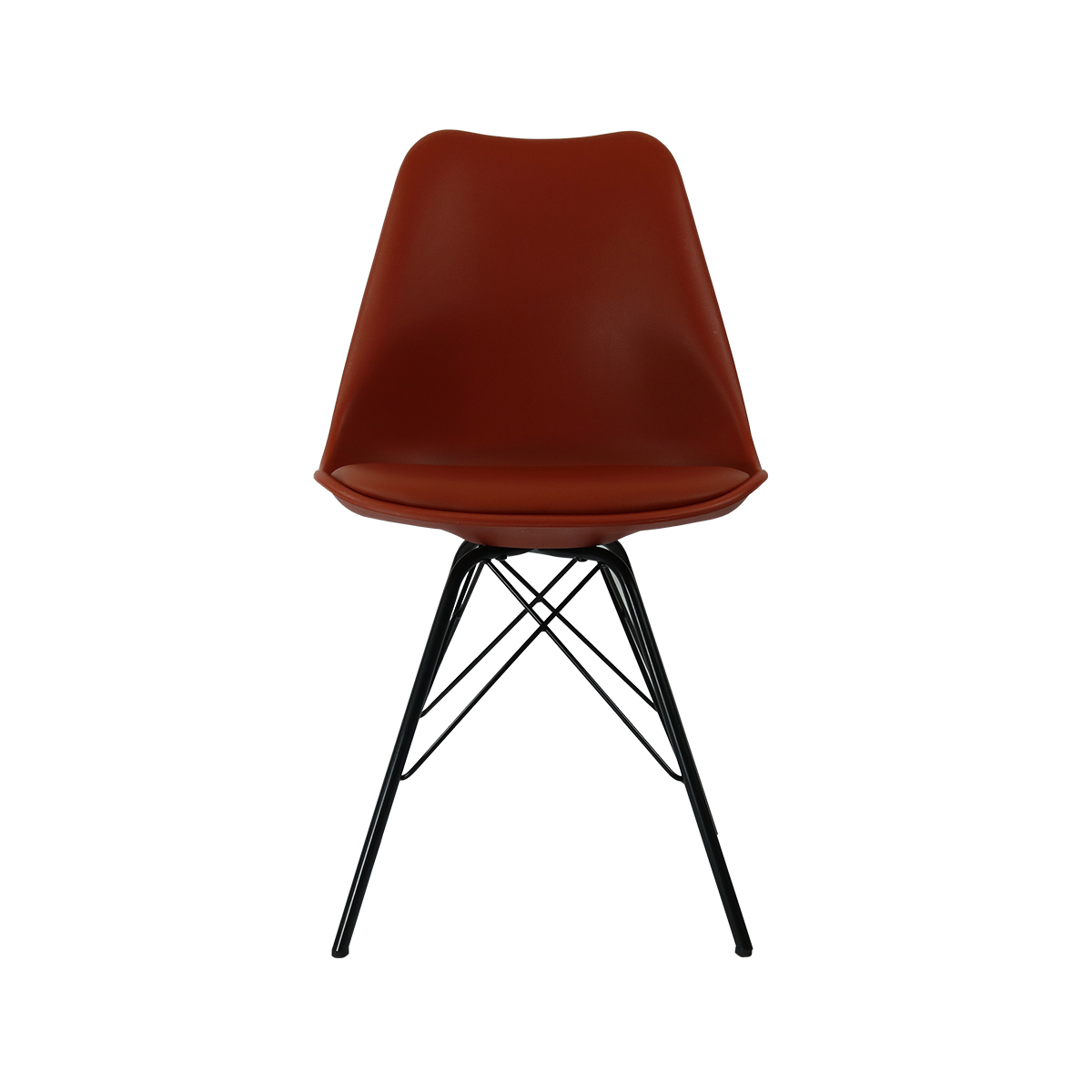 Kick kuipstoel Metal Luuk rood