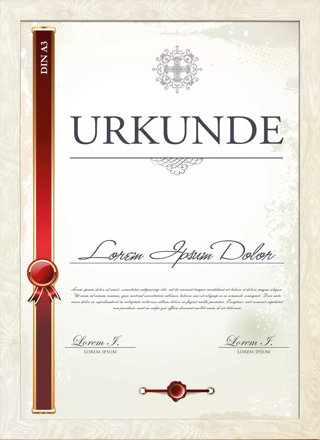 Bilderrahmen Urkunde 32,6 x 44,9 cm