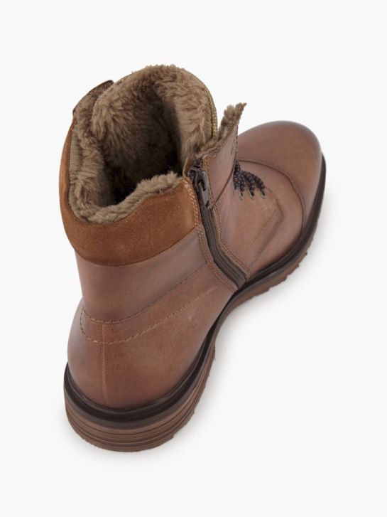 bugatti Schnür-Stiefelette Braun