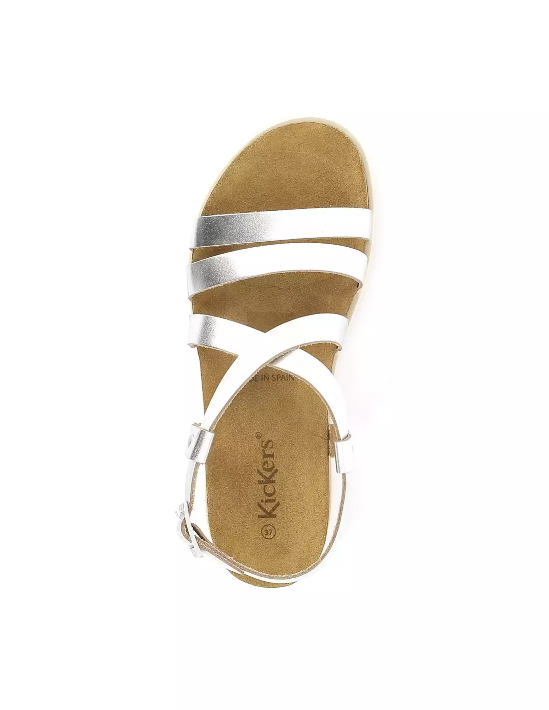 KICKERS KICK ALICE - Sandales & nu-pieds KICKALICEARGENT