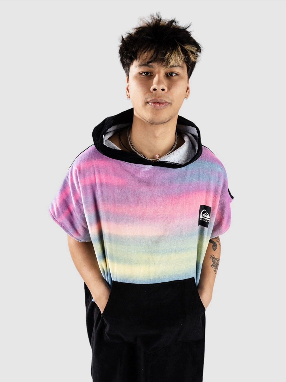 Quiksilver Hoody Surf Poncho prism pink