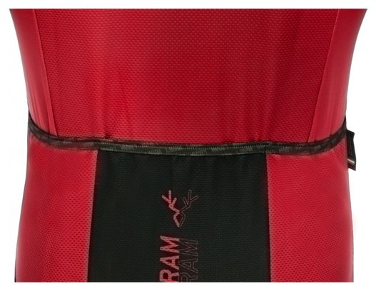 Maillot Manches Courtes LeBram Loze Rouge Coupe Aero