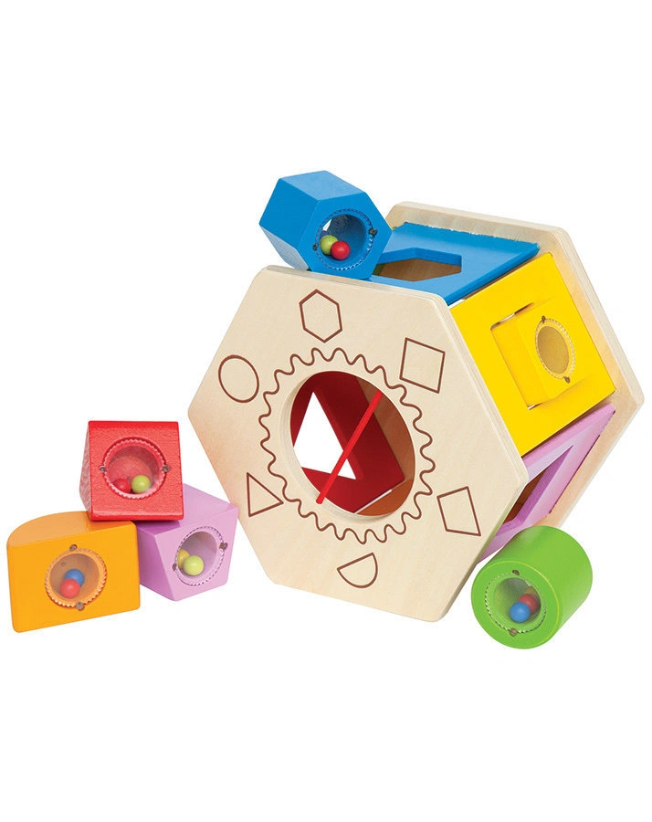 Sortierbox SHAKE & MATCH aus Holz in bunt