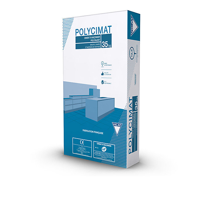 Ciment à maçonner polyvalent Polycimat 35 kg