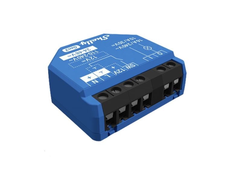 Shelly Smart Home Schaltaktor 1 Gen3 Wi-Fi-gesteuerter intelligenter Schalter
