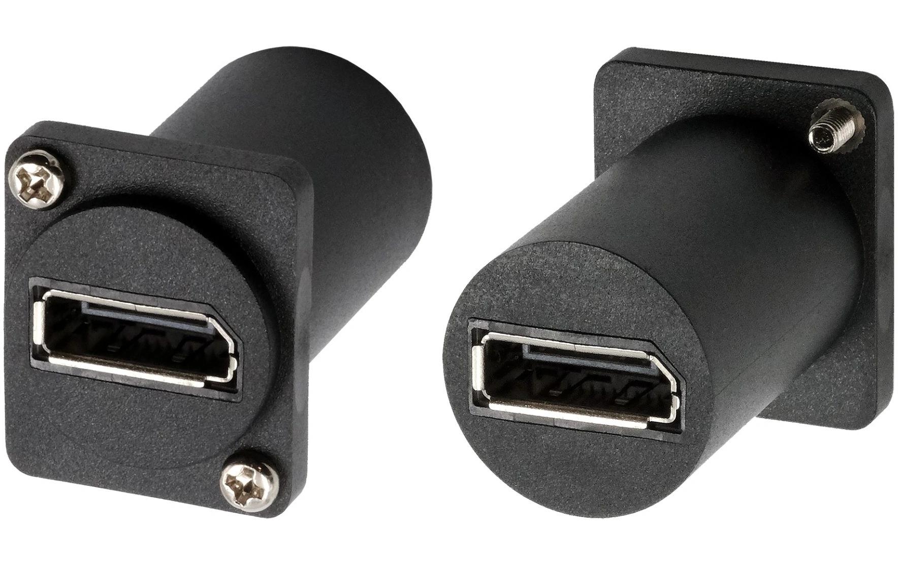 Adapter EX-49151 Buchse zu BuchseExsys D-Typ Adapter DisplayPort Buchse zu Buchse