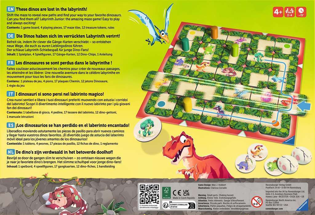 Ravensburger Spiel Dino Junior Labyrinth