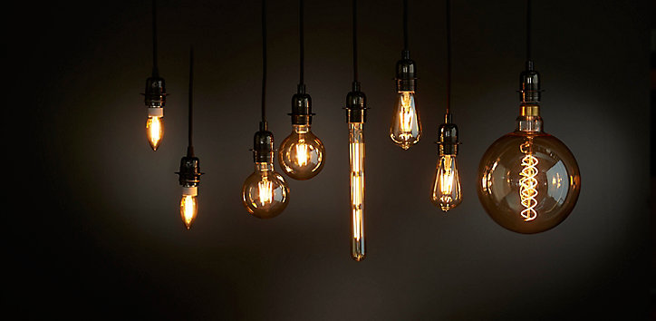 Ampoule à filament flamme LED Diall E14 5W=35W blanc chaud