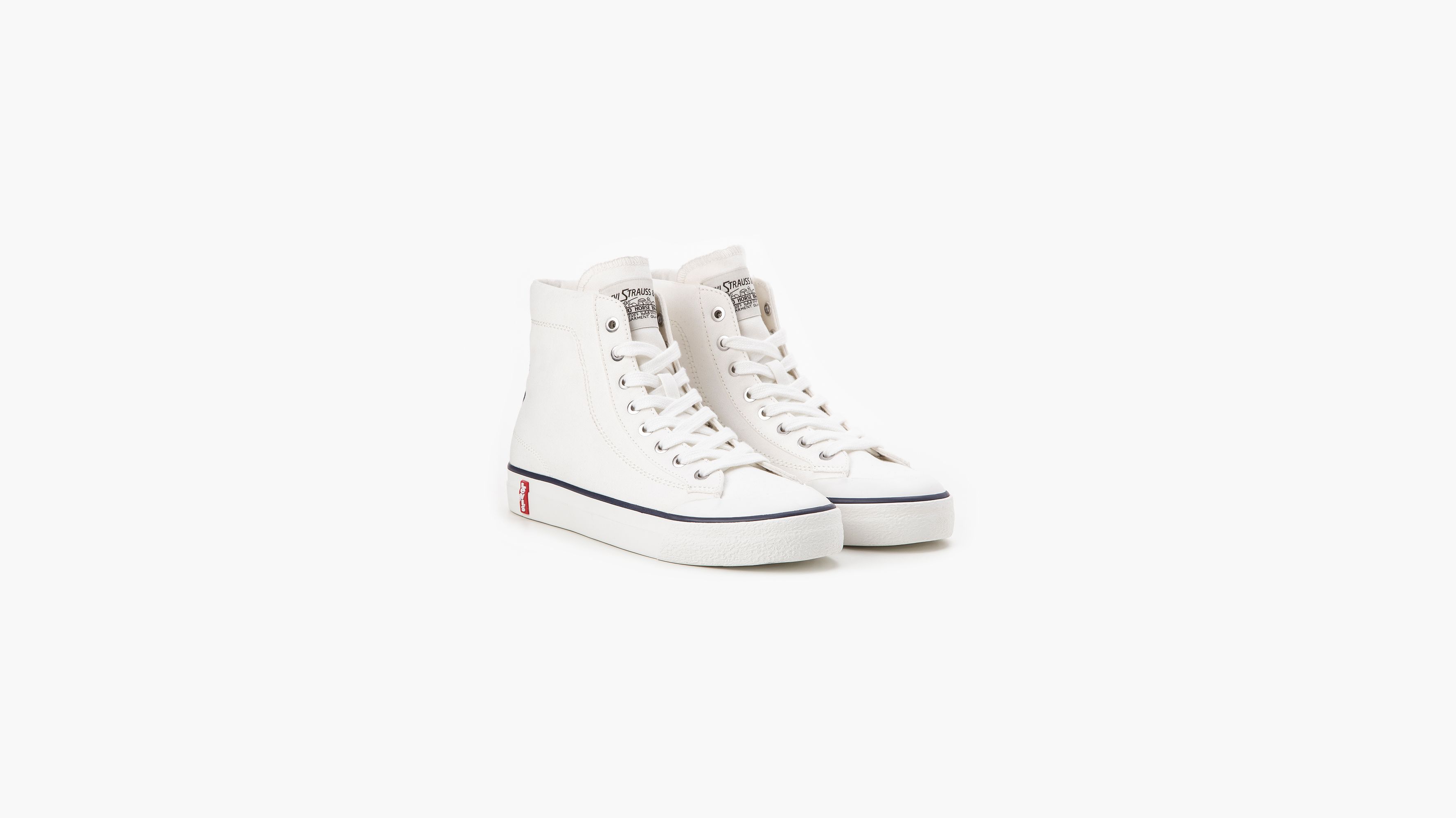 Levi's® Femme baskets montantes LS2 - Regular White - Blanc