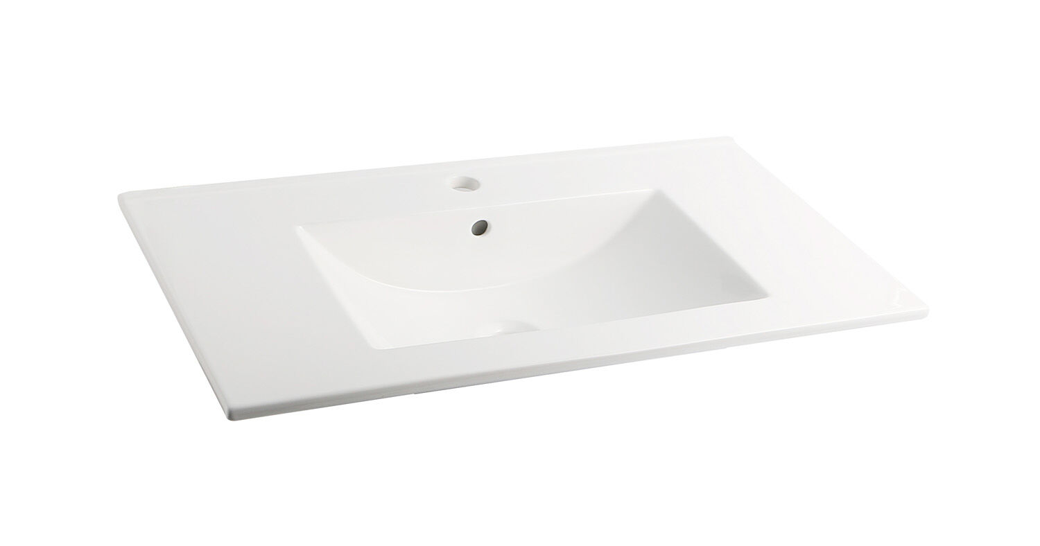 Muebles Ideal badmeubel 100cm met wastafel en spiegel wit mat