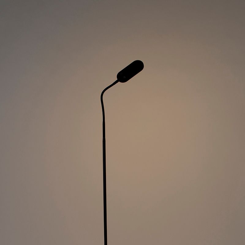 Vloerlamp zwart incl. LED 5-staps dimbaar in kelvin - Botot