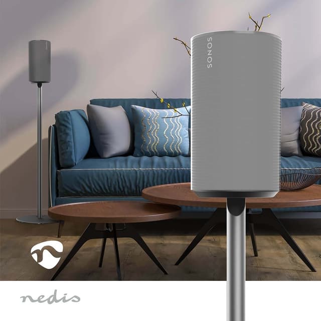 Nedis Speaker Mount | Kompatibel med: Sonos® Era100 | Stand | 3 kg | Fast | ABS / Metal | Sort