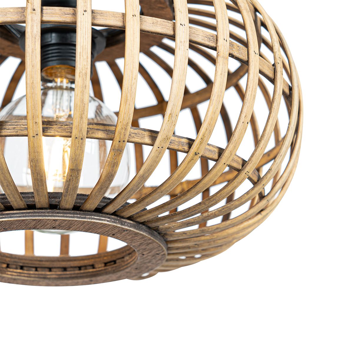 Oosterse hanglamp bamboe 32 cm - Amira