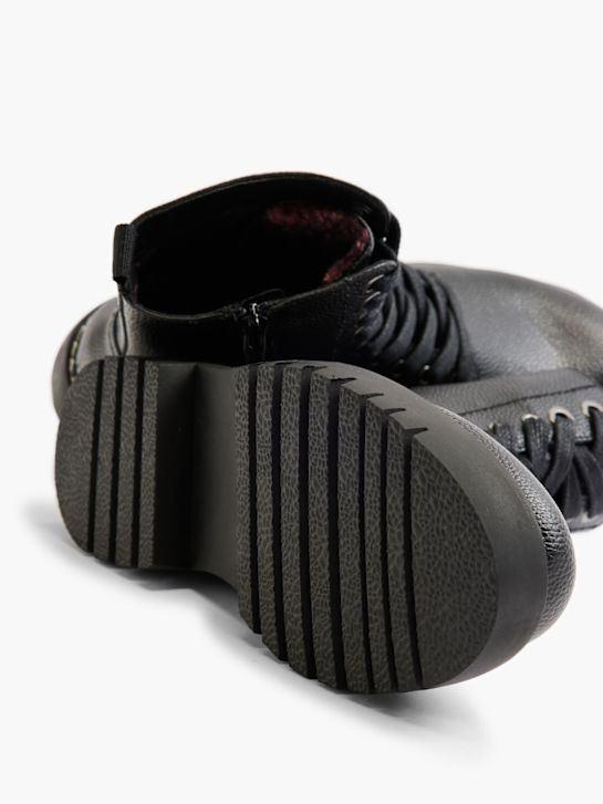 Graceland Schnür-Stiefelette Schwarz