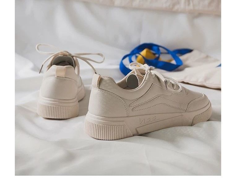 Asterisk - Effen platform sneakers