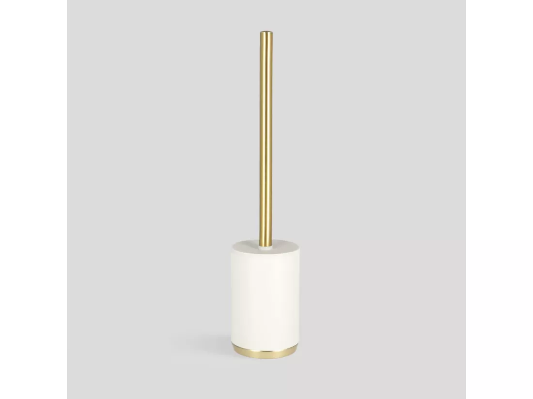Brosse De Toilette Lonar Blanc Brillant 38 x 8.5