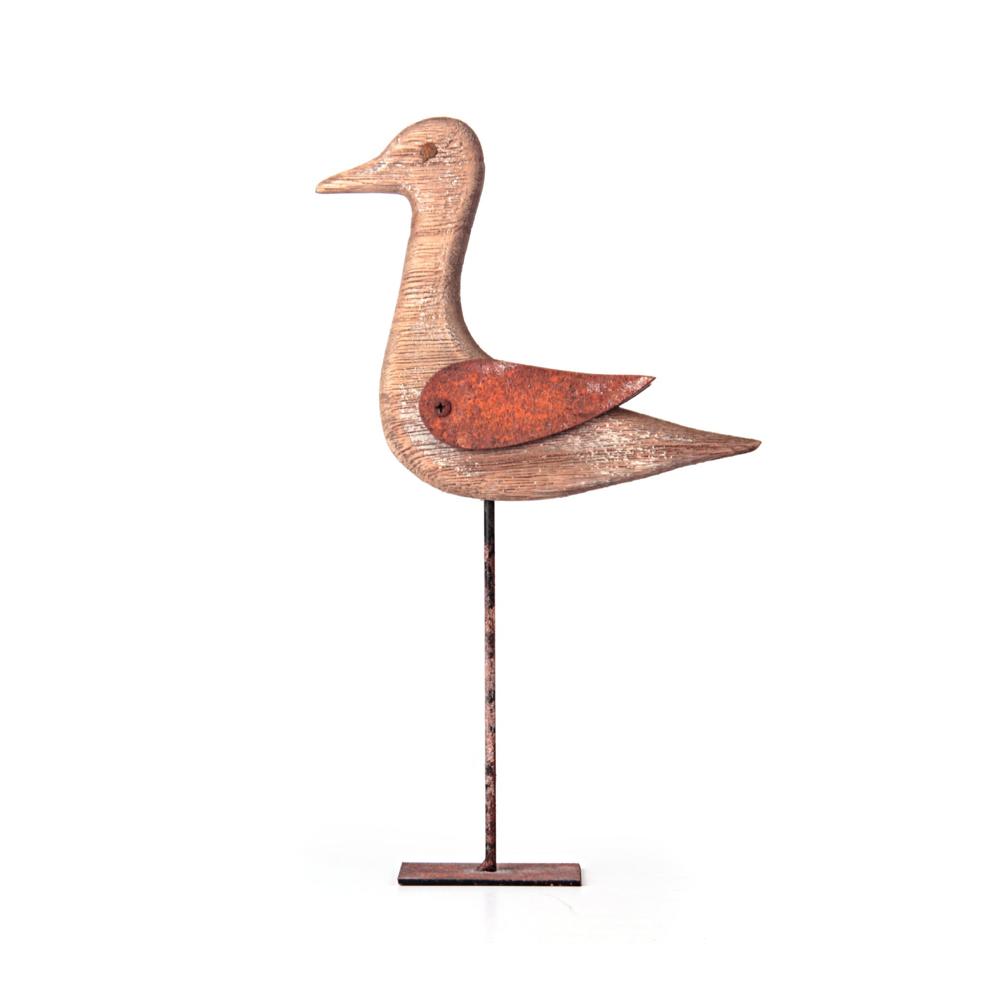 Ente, mit Standfuß, H 23,5 cm, B 14,5 cm, L 4 cm von fischer's lagerhaus