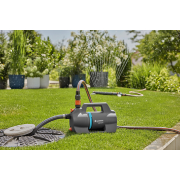 Gardena besproeiingspomp 4100 Silent incl. slangen en koppelingen