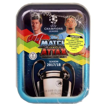 Topps Match Attax Mini Tin UEFA Champoinsleage 17/18, sortiert