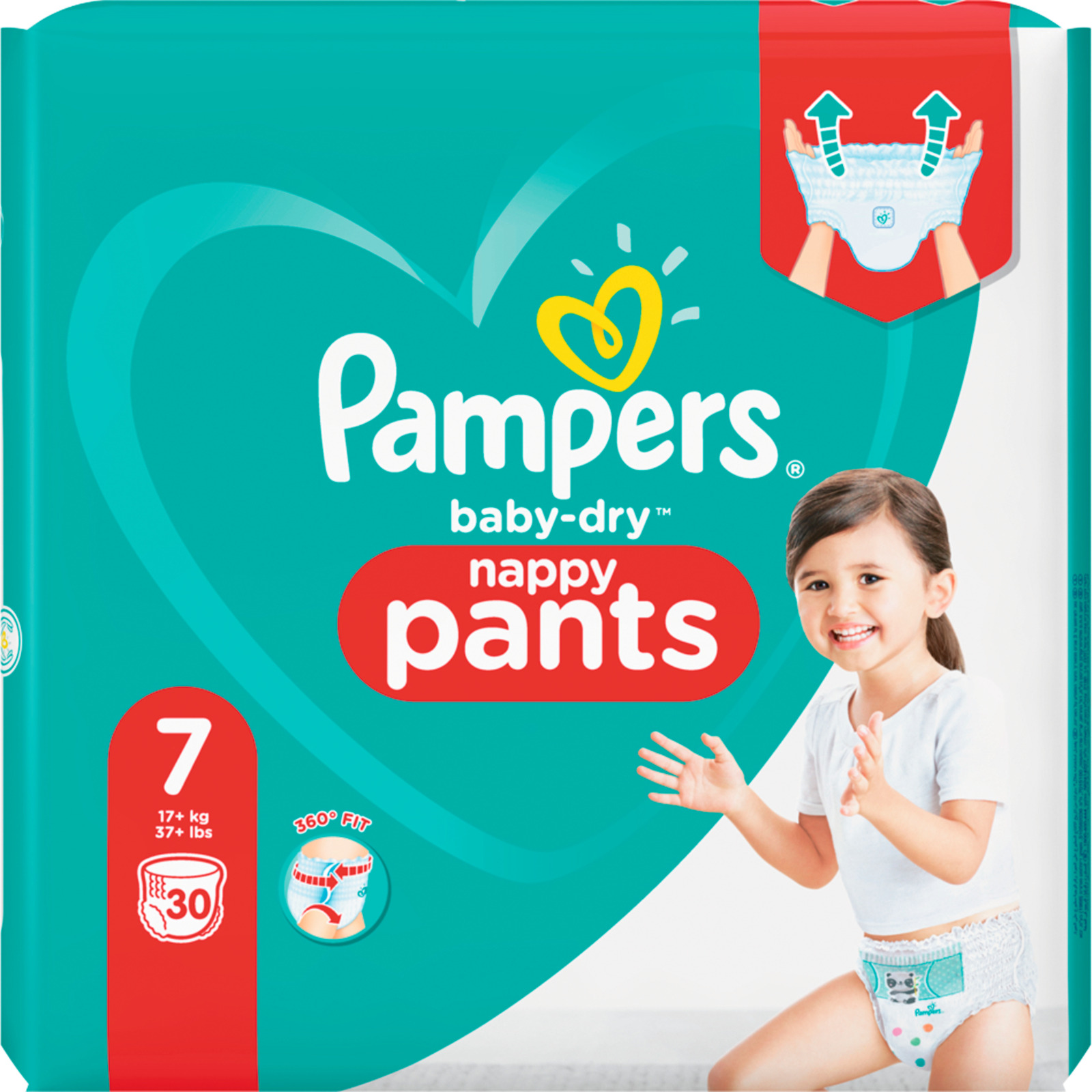 Pampers Baby Dry Pants Gr.7 17+kg 30St