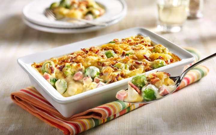 Rosenkohl-Kasseler-Auflauf (01278) | online bestellen!