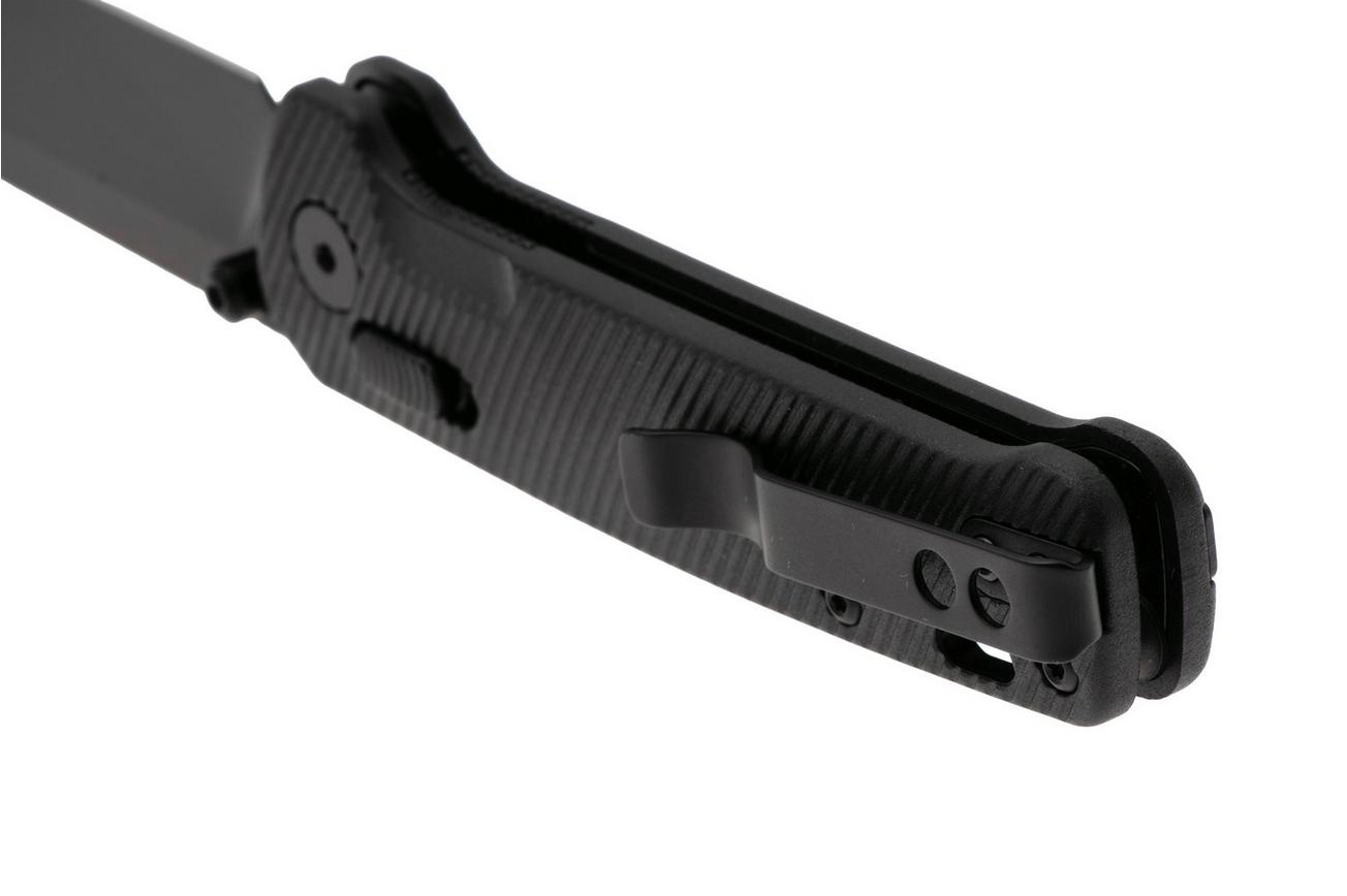 QSP Knife Penguin Glyde QS130GL-A2 PVD 14C28N, Black FRN, zakmes