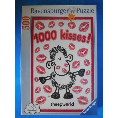 Ravensburger Puzzle 1000 Kisses Sheepworld, 500 Teile