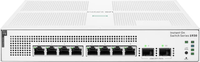 HPE Networking Instant On 1930 (8G 2SFP 124W) netværksswitch