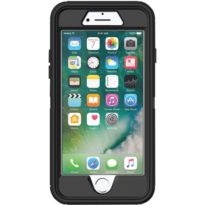 OtterBox Defender Series pour Apple iPhone SE (2nd gen)/8/7, noir - produits livrés sans emballage