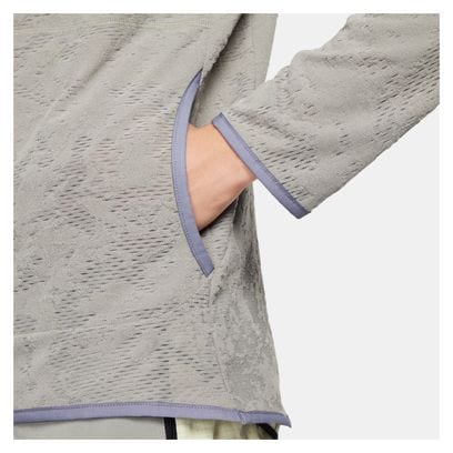 Haut Thermique 1/2 Zip Nike Dri-Fit Trail Gris Bleu