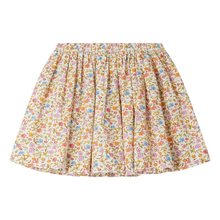 Bonpoint Jupe Fleurie Suzon | Abricot