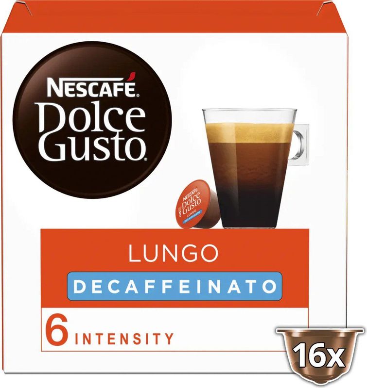 Nescafé - Dolce Gusto - Capsules Lungo Decafé - 48 Koffiecups