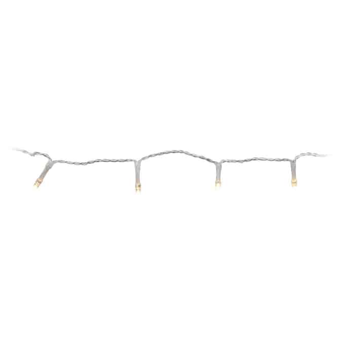 48er LED-Lichterkette - ca. 3,50 m - warmweiß