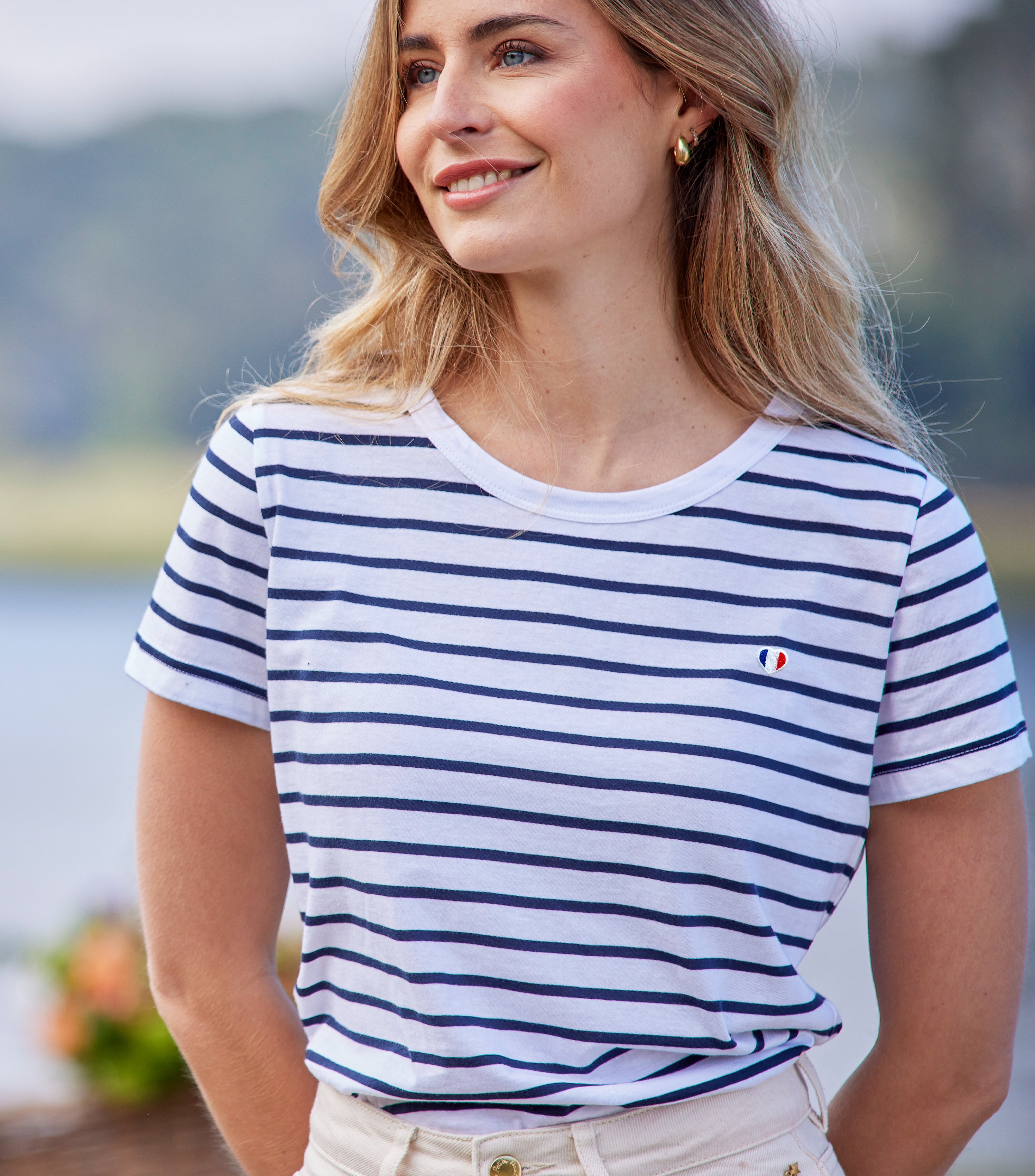 T-shirt Femme Marinière - Iconique
