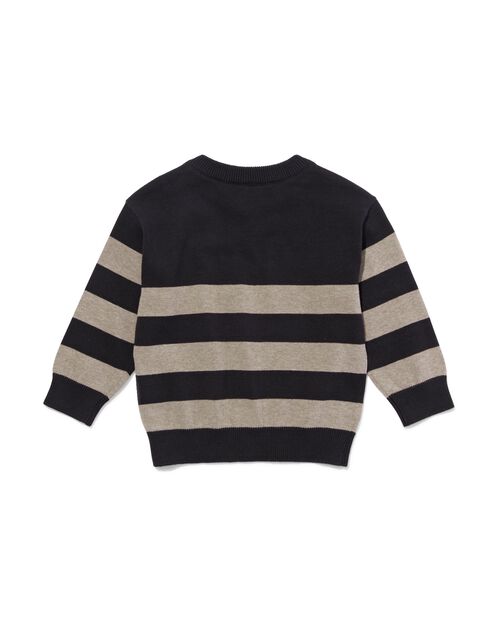 pull rayé enfant sable