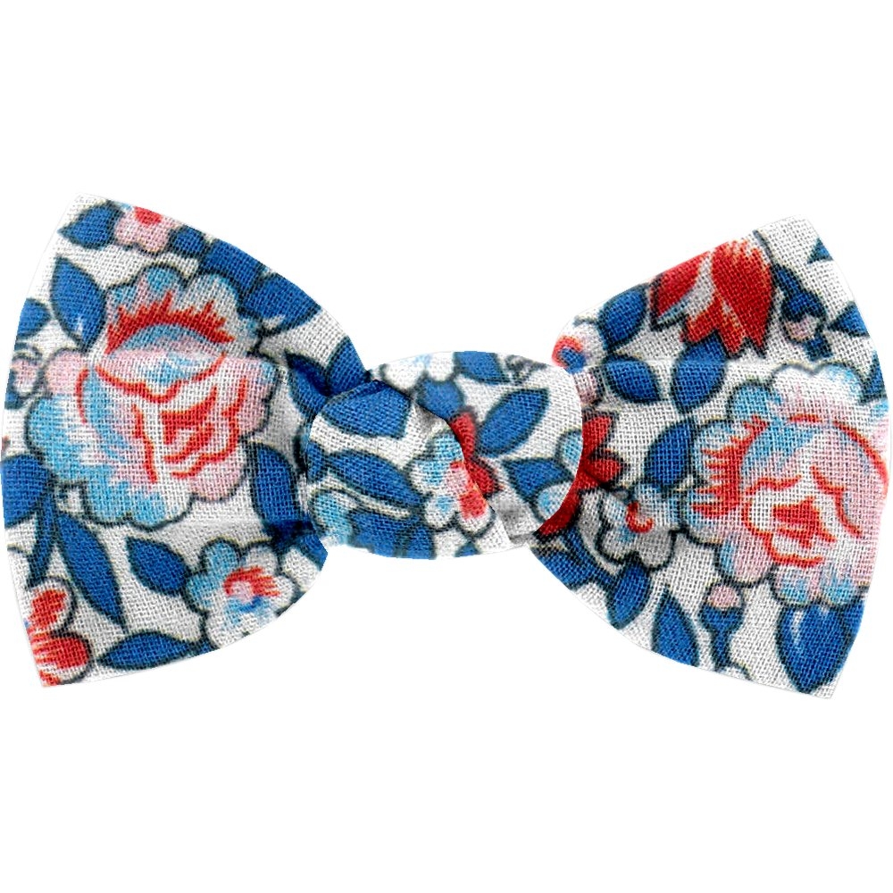Barrette Petit Noeud London Fleuri