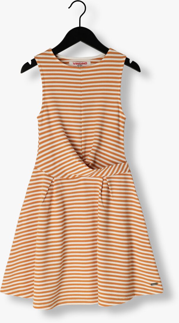 VINGINO oranje vingino midi jurk pessy