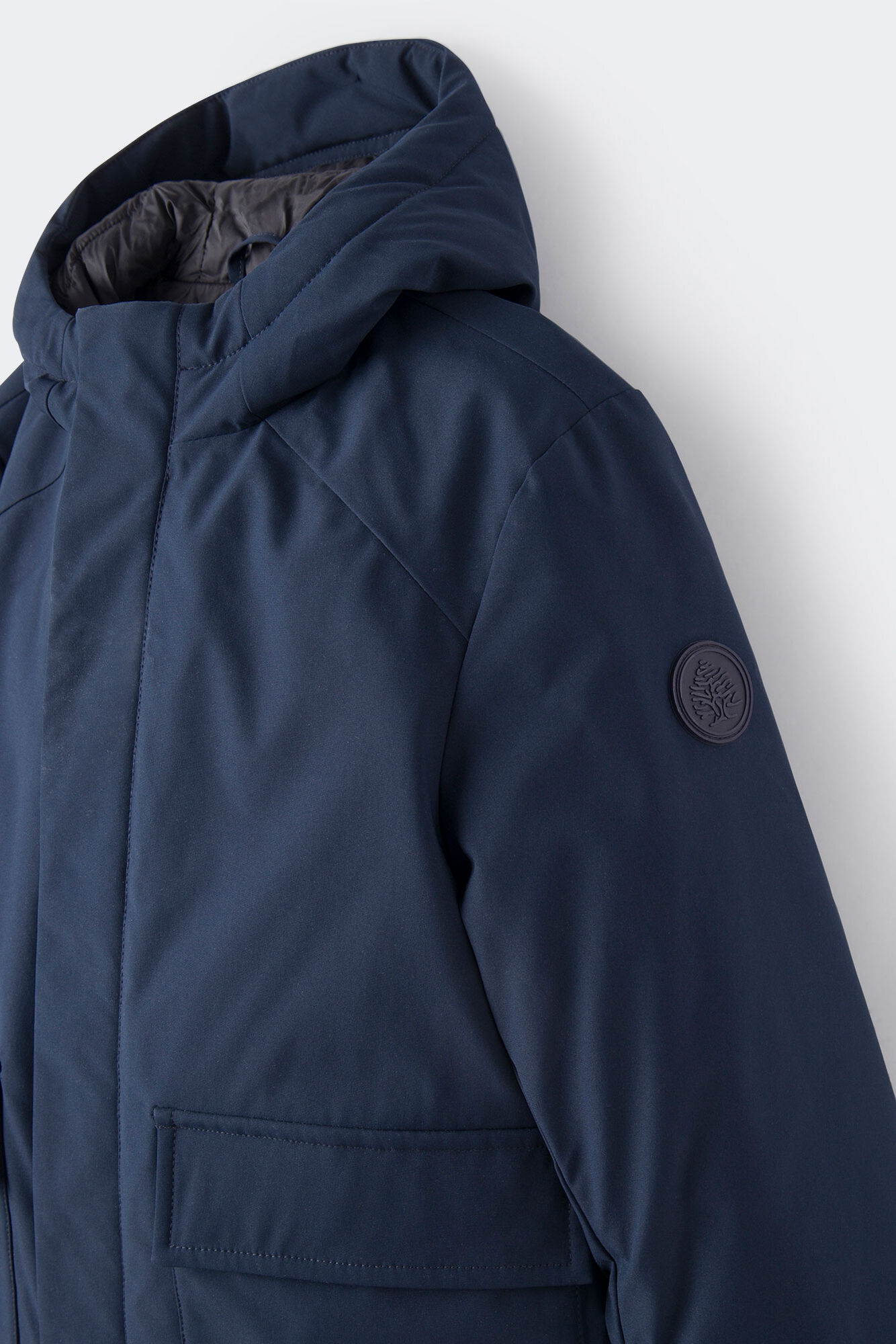 Parka de náilon para meninos