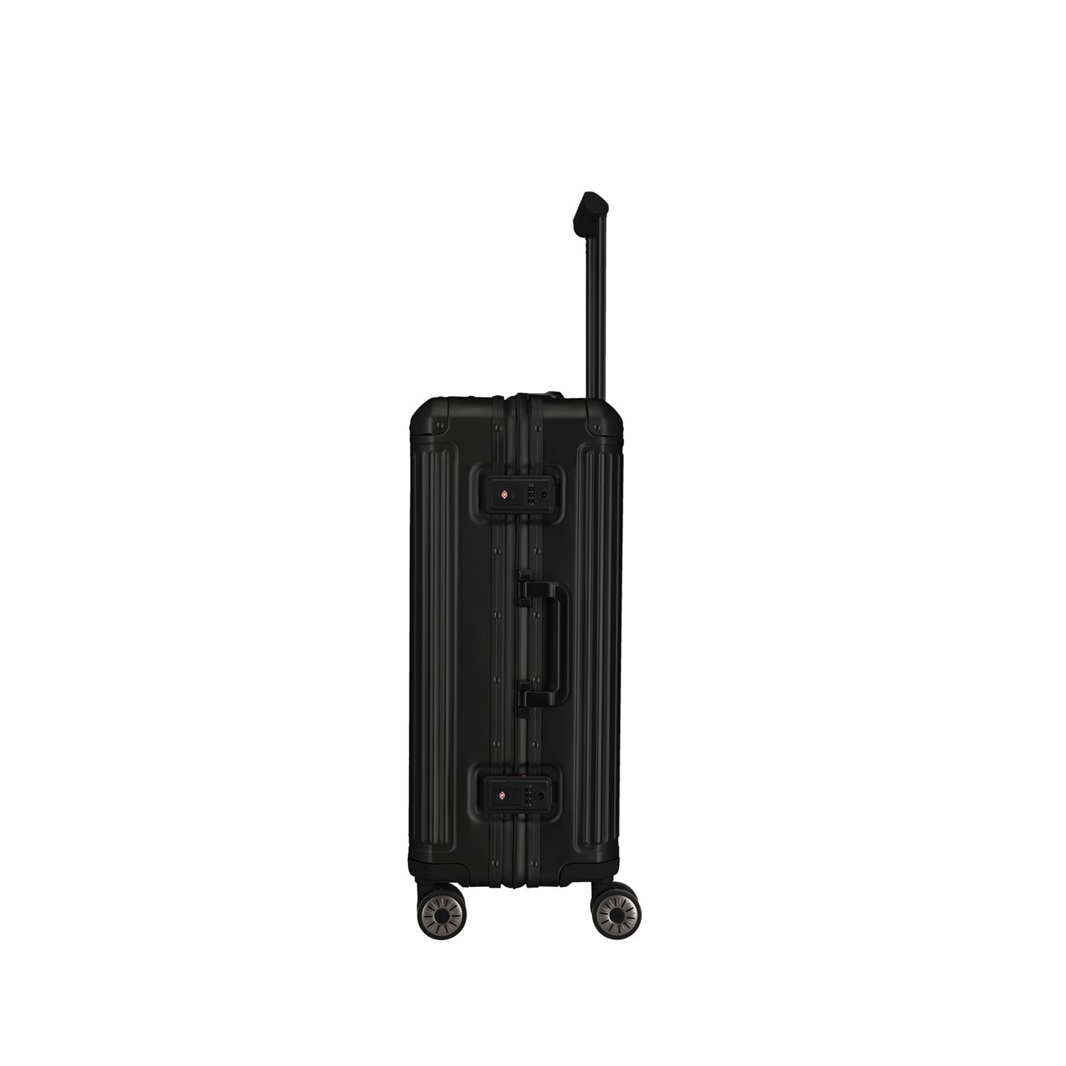 Travelite Next 2.0 Aluminium 4w Trolley M black matt