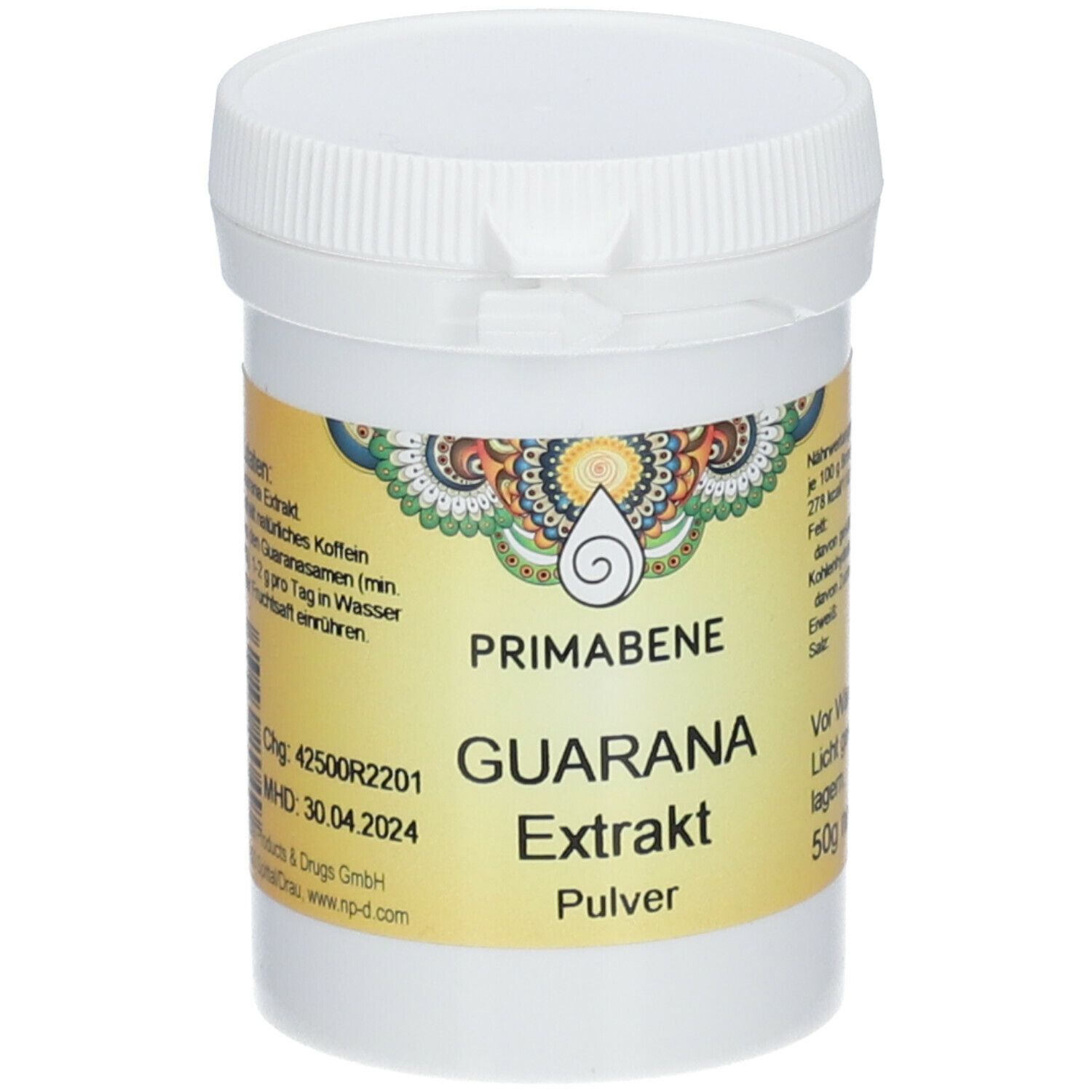 PRIMABENE Guarana Extrakt Pulver