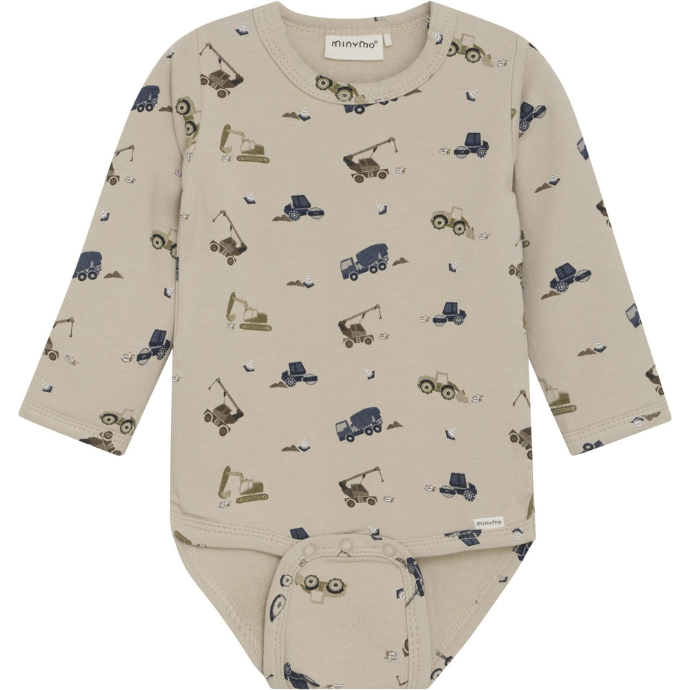 Køb Minymo Oxford Tan Body LS AOP Sweat