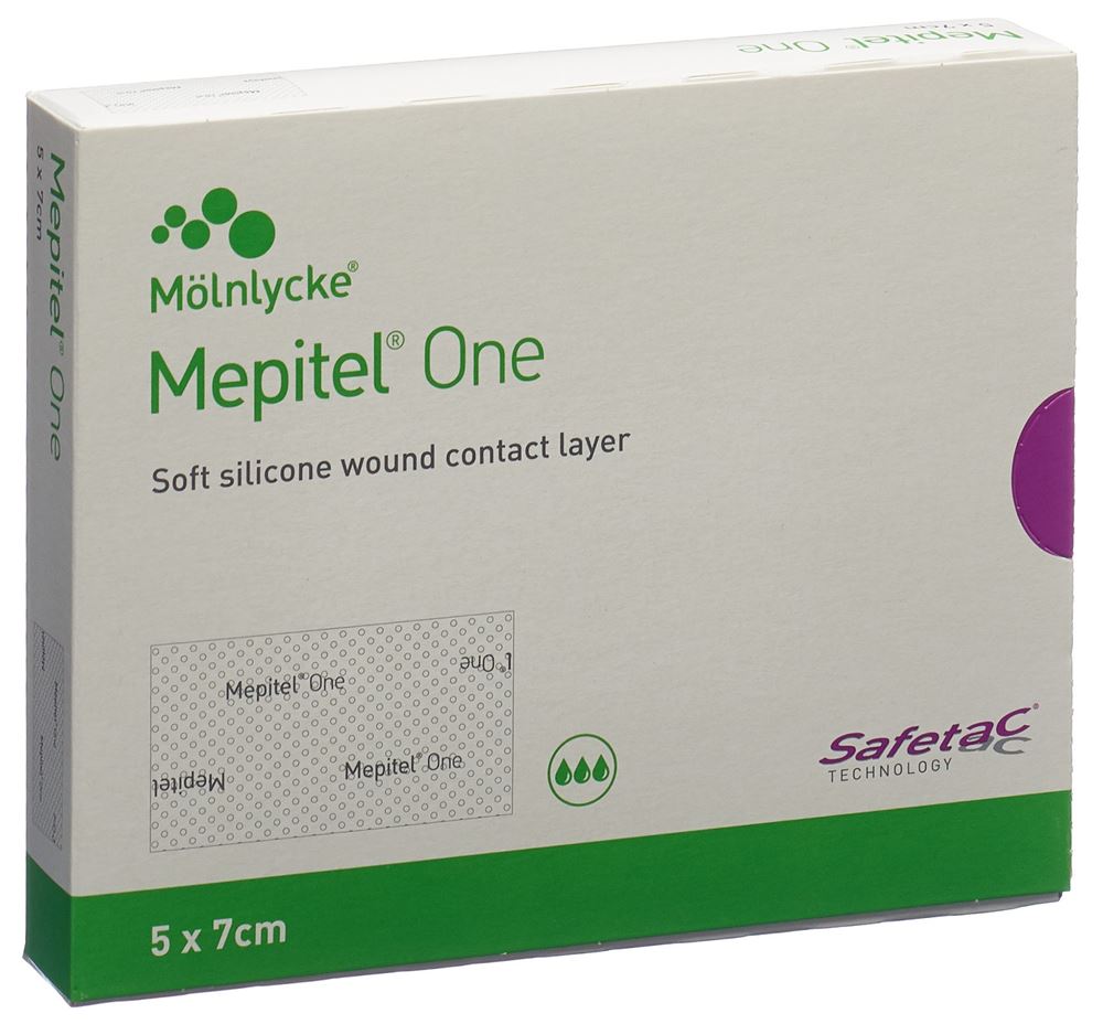 MEPITEL One Wundverband<br>5 Stück, 5x7cm, (neu)