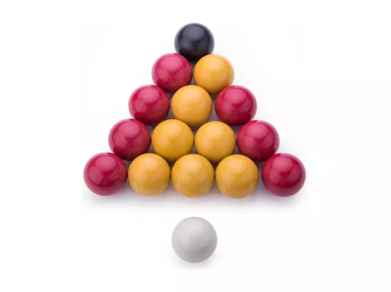 Lot de 16 Billes de Billard 