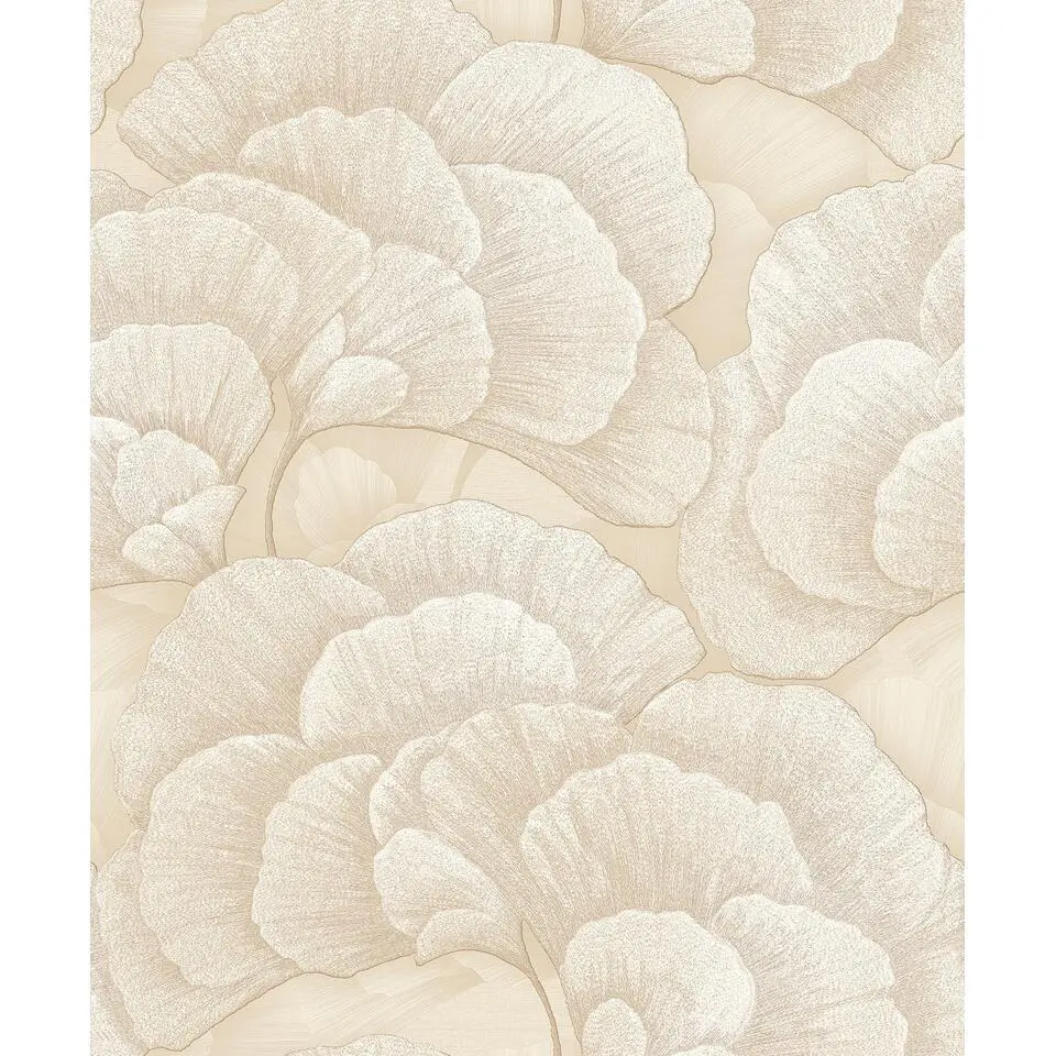 Dutch Wallcoverings Vliesbehang Renaissance blossom - creme - 10,05m x 53cm