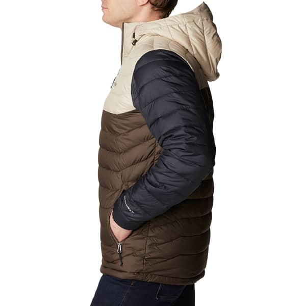 Doudoune randonnée COLUMBIA POWDER LITE HOODED JKT CORDOVAN ANCIE