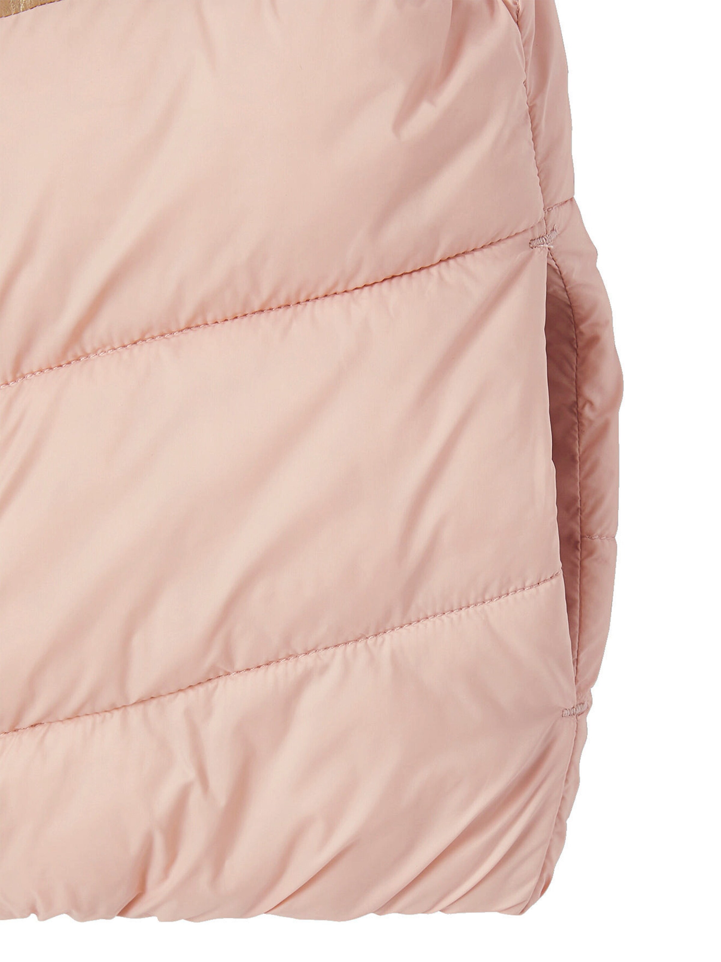 Vertbaudet Mädchen Colorblock-Steppweste mit Recycling-Polyester pudrig rosa