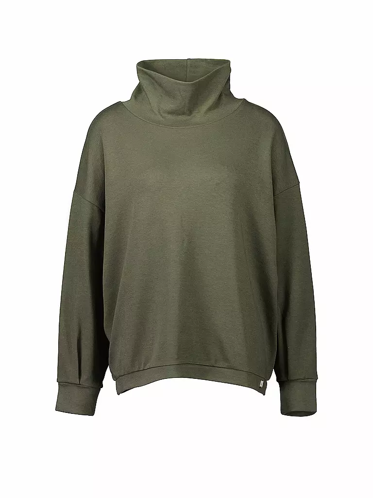 BETTER RICH Rollkragenshirt Boxy Fit GATES olive