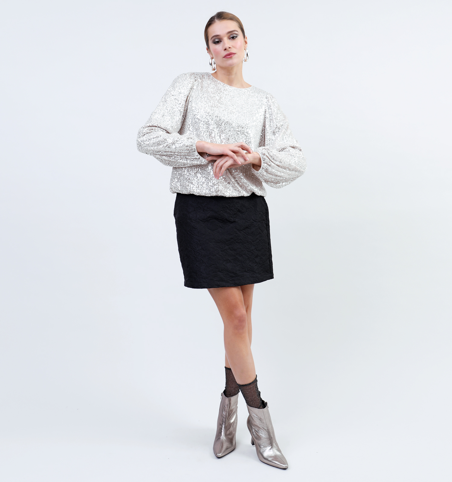 Blouse goud